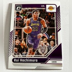 Lakers Rui Hachimura Basketball Trading Card panini card 18 2024/25